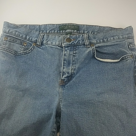Lauren Ralph Lauren Classic Straight Blue Jeans - Picture 4 of 5